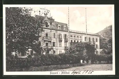 AK Boppard, Ansicht vom Hotel Mühlbad