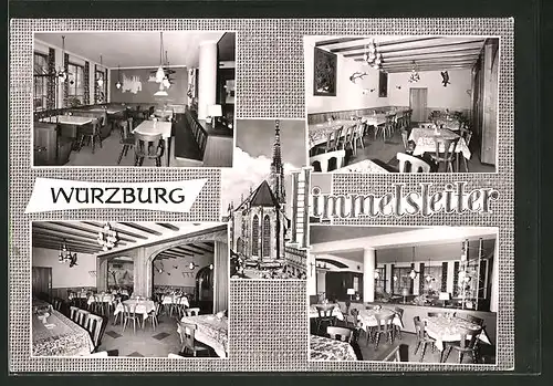 AK Würzburg, Gasthaus Himmelsleiter, Katharinengasse 3