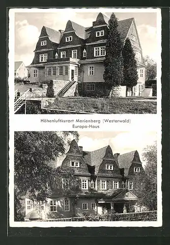 AK Marienberg / Westerwald, Europa-Haus
