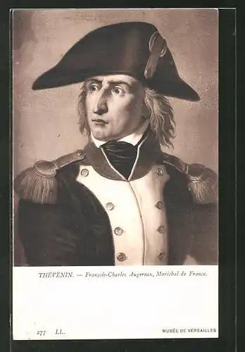 AK Portrait Francois-Charles Augereau, Marschall der französische Revolution