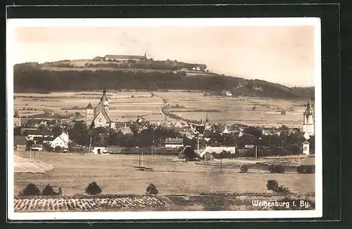 AK Weissenburg i. Bay., Panoramablick auf den Ort