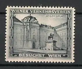 Reklamemarke Serie: Wiener Verkehrsverein, Josefsplatz