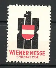 Reklamemarke Wien, Wiener Messe 1934, Messelogo