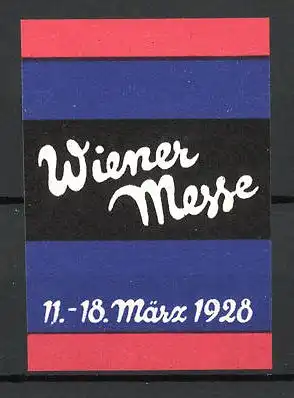 Reklamemarke Wien, Wiener Messe 1928