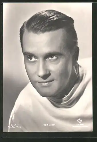 AK Portrait vom Schauspieler Rolf Weih