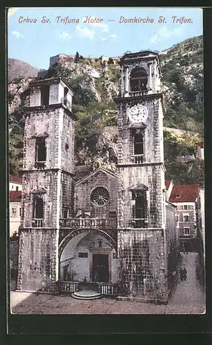 AK Kotor / Cattaro, Crkva Sv. Trifuna, Domkirche St. Trifon