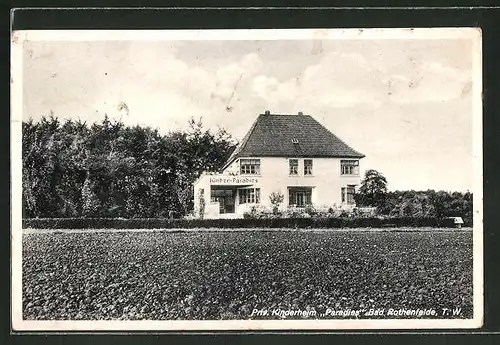 AK Bad Rothenfelde, Blick zum Priv. Kinderheim "Paradies"