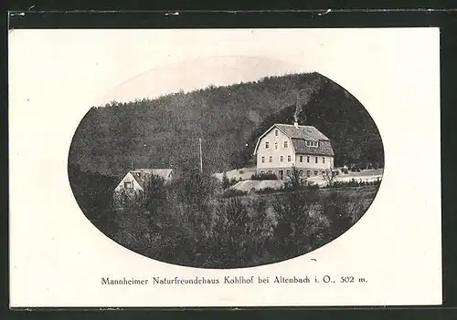 AK Altenbach, Blick zum Mannheimer Natufreundehaus Kohlhof