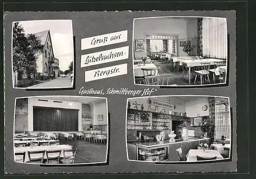 AK Lützelsachsen / Bergstr., Gasthaus "Schmittberger Hof", Bes. Peter Zumbach