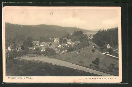 AK Paulinzella i. Thür., Blick von der Spittelseite