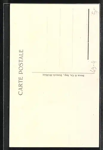 AK Mulhouse, Baptème des Cloches de Saint-Etienne, Glockenweihe 1923, Glocke "Odile"