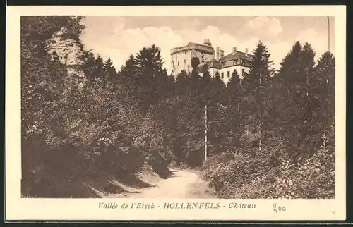 AK Hollenfels, Chateau, Blick zum Schloss