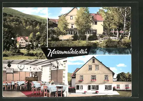 AK Tann / Rhöngebirge, Hotel - Gasthaus "Hasenmühle"
