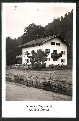 AK Bad Kreuth / Glashütte, Gasthaus Bayerwald