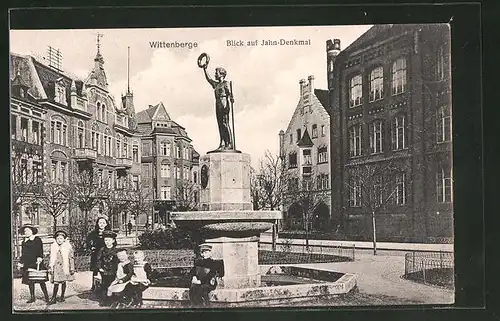 AK Wittenberge, Kinder am Jahn-Denkmal