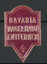 Reklamemarke "Bavaria"-Nagelhaut-Entferner