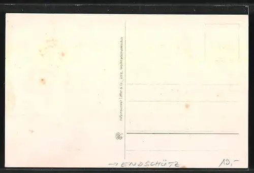 AK Endschütz, Turnverein Deutsche Eiche 1923, Fahnenweihe am 15. Juni 1924