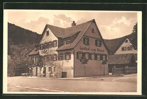 AK Unterreichenbach, Gasthof zum Hirsch