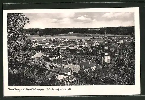 AK Trostberg a.d. Alz / Chiemgau, Blick auf die Stadt