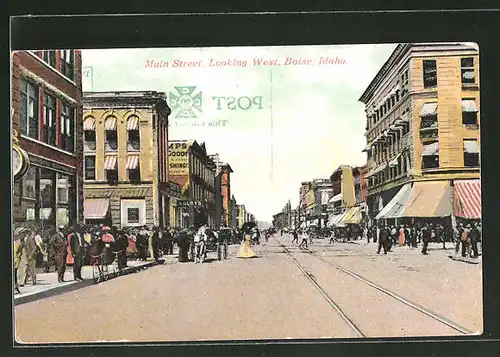 AK Boise, ID, Main Street, looking West