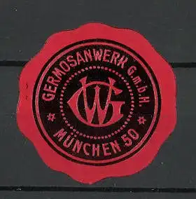 Reklamemarke Germosanwerk GmbH München