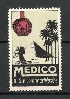 Reklamemarke Medico, Dr. Schweninger Wäsche