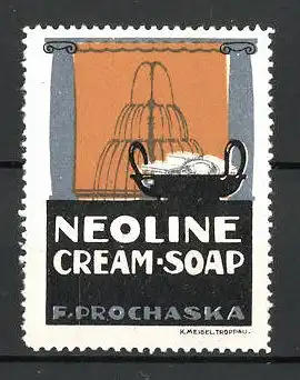Reklamemarke Neoline Cream-Soap, F. Prochaska