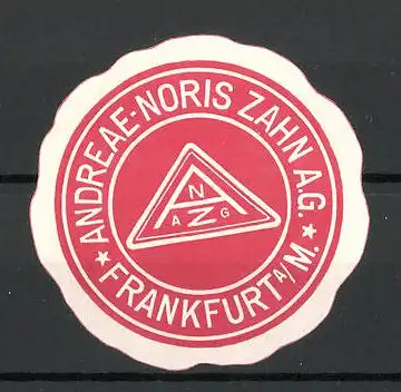 Reklamemarke Andreae-Noris Zahn AG in Frankfurt a. Main