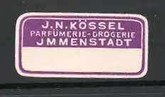 Reklamemarke Parfümerie-Drogerie Kössel in Immenstadt