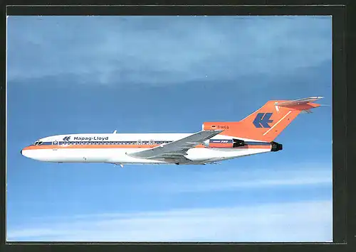 AK Boeing Jet 727 der Hapag-Lloyd
