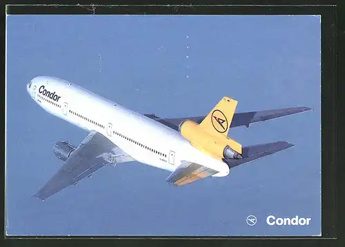 AK Flugzeug McDonnell Douglas DC 10-30 von Condor im Flug