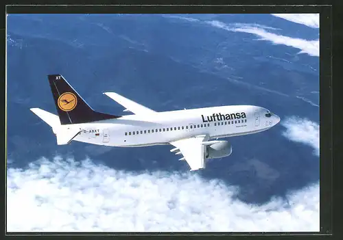 AK Boeing 737-300 der Lufthansa über den Wolken
