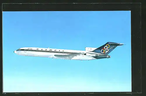 AK Boeing 727-200 der Olympic Airways im Flug