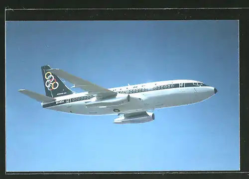 AK Boeing 737-200 der Olympic Airways in der Luft