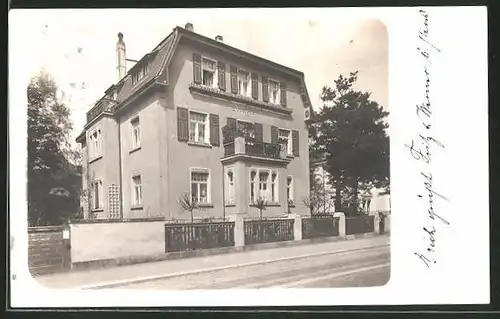 Foto-AK Dresden-Blasewitz, Villa Dorothea, Schaufussstrasse 17 (jetzt 18)