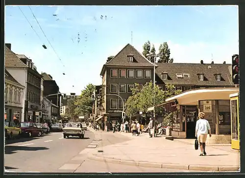 AK Heiligenhaus, Blick in die Hauptstrasse