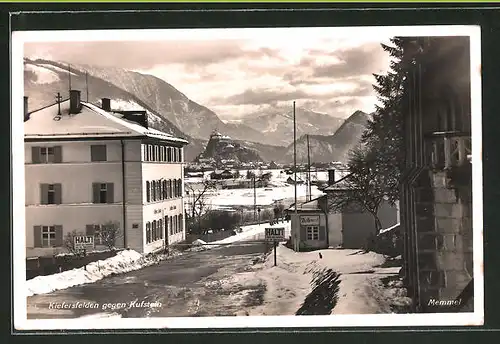 AK Kiefersfelden, Zollamt und Grenze im Winter