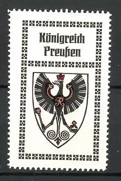 Reklamemarke Wappen vom Königreich Preussen