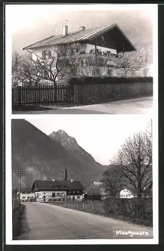 AK Mauthausen, Strassenpartie im Ort