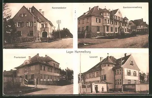 AK Hammelburg, Kommandantur, Garnisonverwaltung, Proviantamt, Lazarett