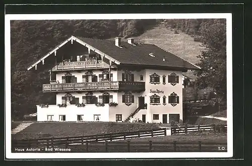 AK Bad Wiessee, Blick zum Hotel Astoria