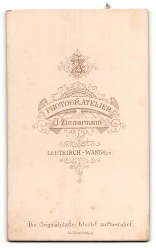 Fotografie J. Zimmermann, Leutkirch-Wangen, Portrait zwei Knaben und Kleinkind