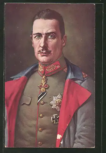 AK Herzog Albrecht von Württemberg als Feldherr