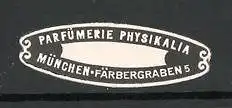 Reklamemarke München, Parfümerie Physikalia