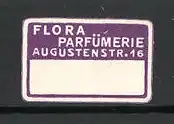 Reklamemarke Flora-Parfümerie