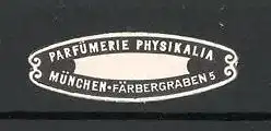 Reklamemarke München, Parfümerie Physikalia