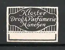 Reklamemarke München, Kloster Drogerie & Parfümerie