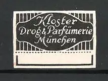 Reklamemarke München, Kloster Drogerie & Parfümerie