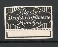 Reklamemarke München, Kloster Drogerie & Parfümerie