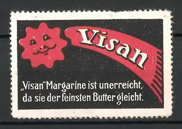 Reklamemarke Visan Margarine ist unerreicht, Sternschnuppe